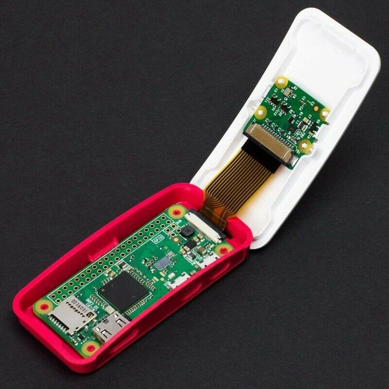 Пластиковый металлический корпус с коротким кабелем для камеры для Raspberry Pi Zero Аксессуар подходит для Raspberry Pi Zero W. Super-slimline