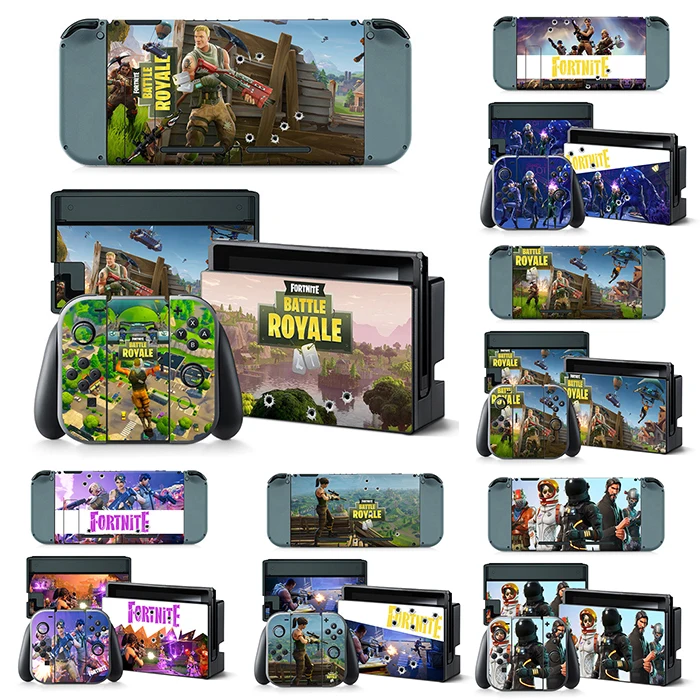 

Switch Fortnite Game Sticker Game Machine Sticker Skin Protection for Adult Creative Game Console Sticker Set Teen Boy Toy Gifts