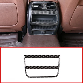 

Real Carbon Fiber Rear Row Air Conditioning Vent Trim Sticker For BMW 5 Series f10 520 525 2011-2016 Car Accessories Interior