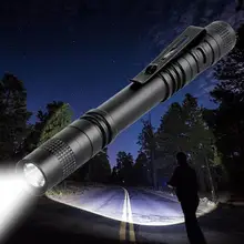 

Portable Mini Penlight Aluminum Alloy Q5 2000LM LED Flashlight Torch Waterproof Lantern AAA Battery Powerful LED For Hunting