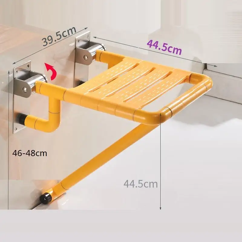 Version D La Silla Moveis Para Casa Toilet Siege Douche Sgabello Tabouret Wc ванная комната табурет Ducha Escalon Plegable табурет для ног стул для душа - Цвет: Version D