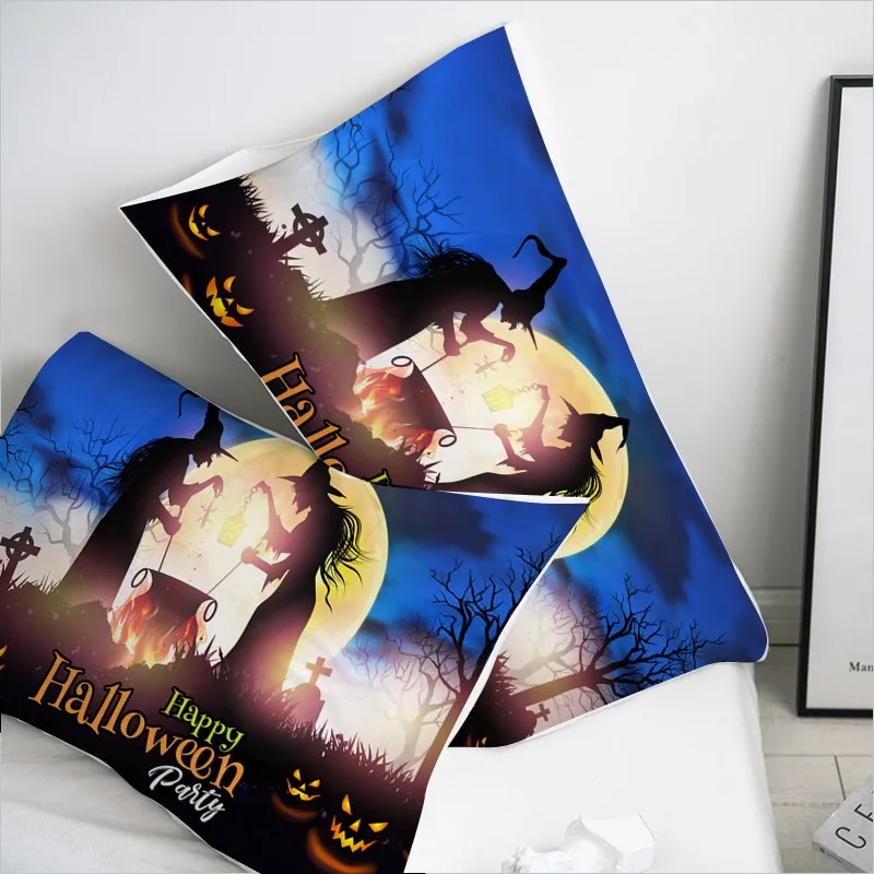 

Cartoon Pillow Case Pillowcase Custom/50x70/50x75/50x80 Decorative Pillow Cover for Kids/baby/children/boys,Halloween Old witchs