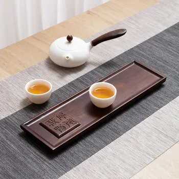 

Real tea tray, wooden workshop, anti-scalding heavy bamboo tea tray, Zen Japanese dry brewing waterproof tea table LB92301