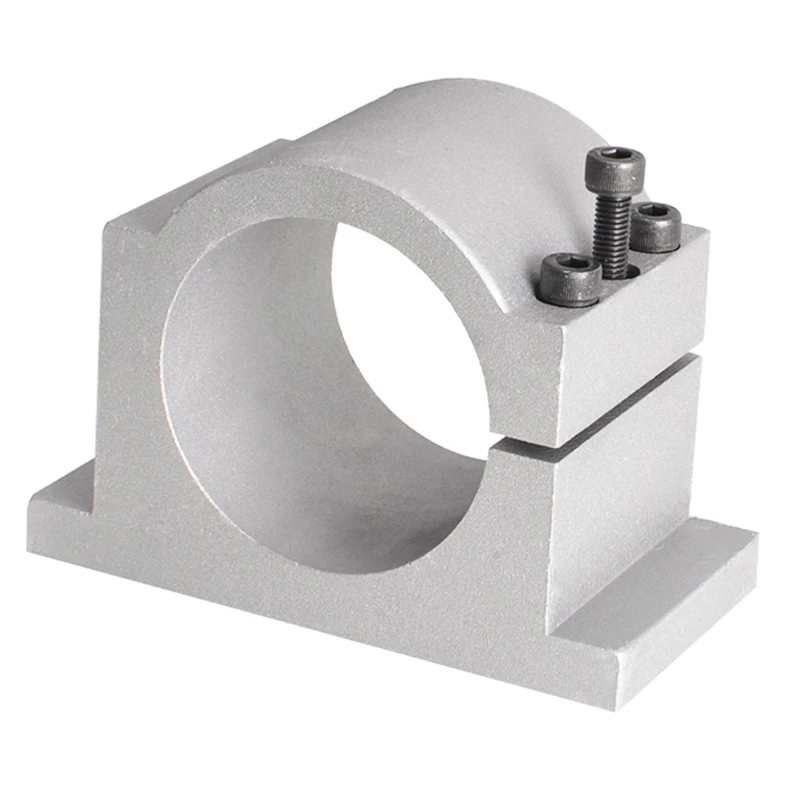 

CNC Spindle Motor Clamp 80MM Diameter Mounting Bracket with Screws for 1.5KW 2.2KW Milling Motor Machine Tools