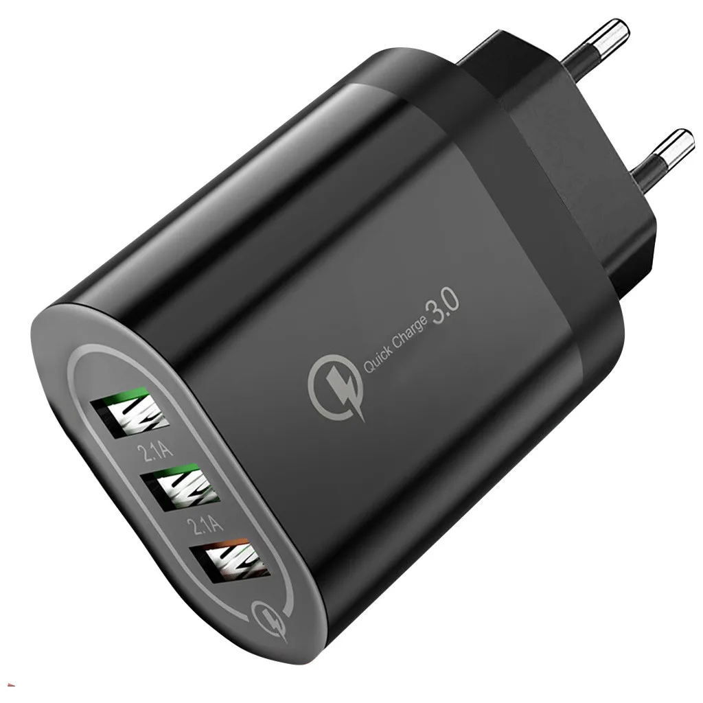 MOSUNX Универсальный 18W зарядное устройство с быстрой зарядкой, USB 3,0 5V 3A для samsung Galaxy S10/S9 вилка европейского и американского Быстрый Телефон Зарядное устройство для Samsug s8 s9 huawei