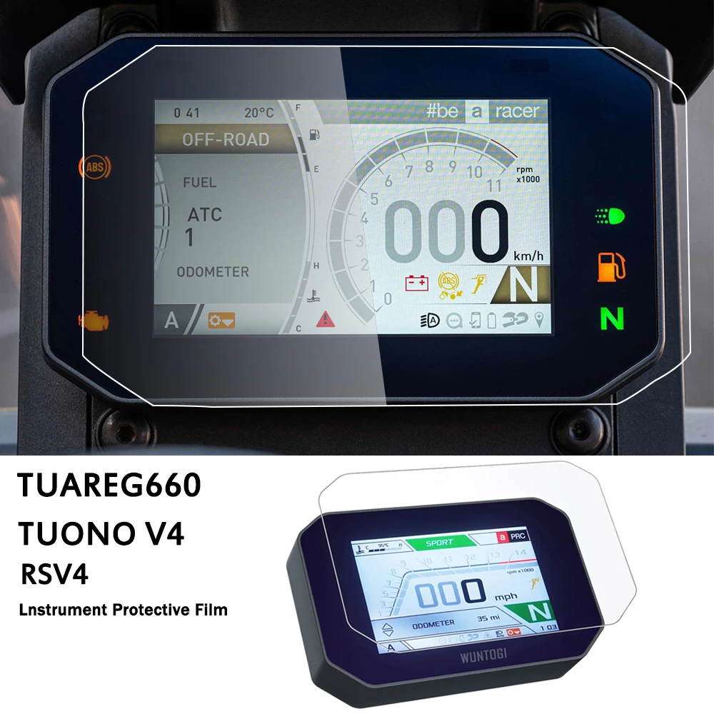 

For Aprilia Tuareg 660 Tuareg660 RSV4/Tuono V4 2022 New Motorcycle Scratch Cluster Screen Dashboard Protection Instrument Film