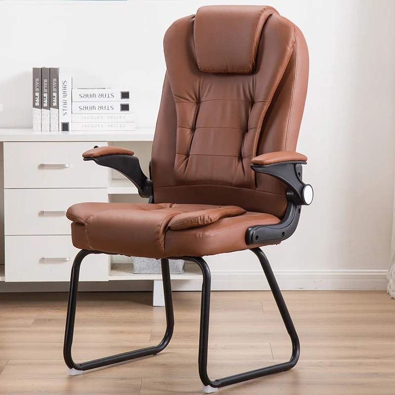 

Computer Chair Household Conference Chair Office Chair Bow Staff Study Mahjong Seat Modern Simple Backrest Chai