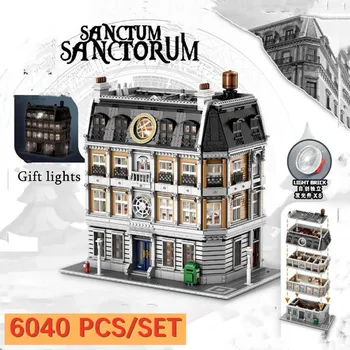 

New MOC-30628 DR Strange Sanctum Sanctorum Showdown Avengers Marvel Streetview Building Block Bricks Figure 76108 Kid Gift