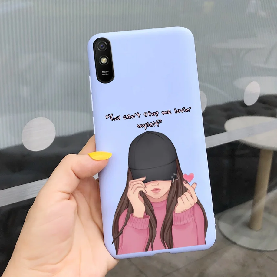 phone pouch bag For xiaomi redmi 9A 9AT 9i Case Silicone Fashion Pattern Phone Cover For Xiomi Redmi 9A Soft Touch TPU Case Redmi9a Fundas 6.53" smartphone pouch