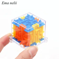 Puzzle 3D 4x4x4cm pour enfants, jouet labyrinthe, boîte de jeu de main, amusant, équilibre bébé, jouets éducatifs, cadeau pour enfants, offre spéciale 