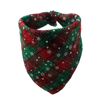 

4pcs/lot Bandana-style Dog Collar Soft Cotton Neck Scarf Adjustable Neckerchief U90A