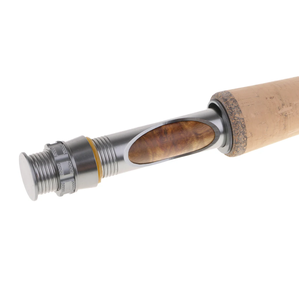 7-Pieces Traveler Fly Fishing Rod 46T Carbon Rod 9ft Fly Rod with Tube Case