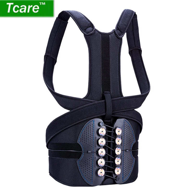 

1Pcs Back Brace Posture Corrector Full Back Support Belts for Back Pain Relief, With Adjustable Soft Elastic Shoulder Straps