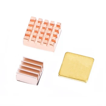 

3 Pcs/Set Copper Heatsink Heat Sink Cooling Kit For Raspberry Pi 3 Model B X6HA