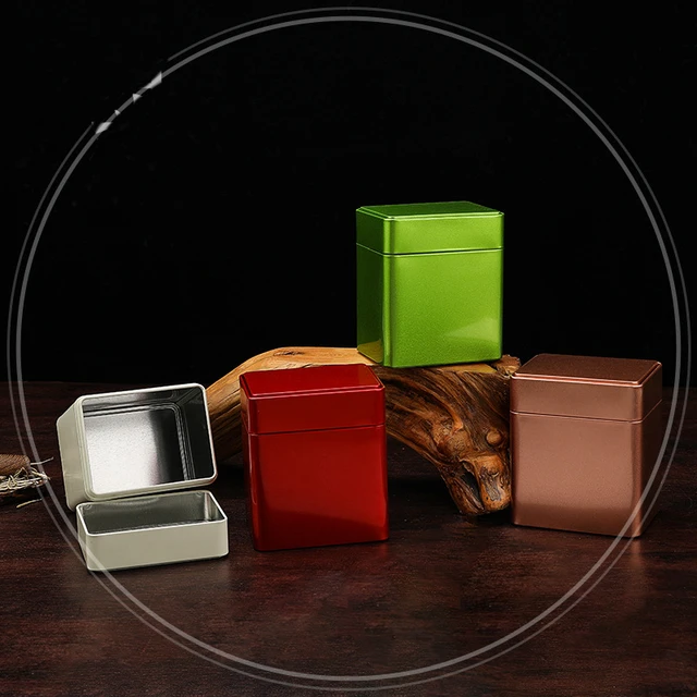 Mini Metal Storage Box Square Iron Tin Boxes Candy Chocolate Gift Boxes Tea  Cans Soap Small Things Sundries Packaing Box - AliExpress