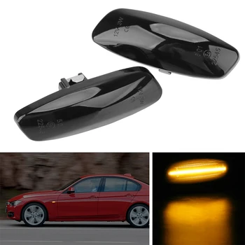 

Car Auto Sequential Turn Signal Blinker Dynamic LED Side Marker Light Indicator Light for Peugeot 207 308 3008 5008 RCZ Partner