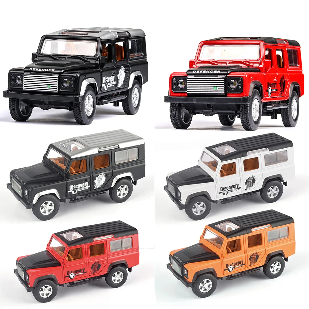 

1:36 Land Rover Defender Vehicles Hot Wheel Car Metal Body Machine Diecast Toy Model