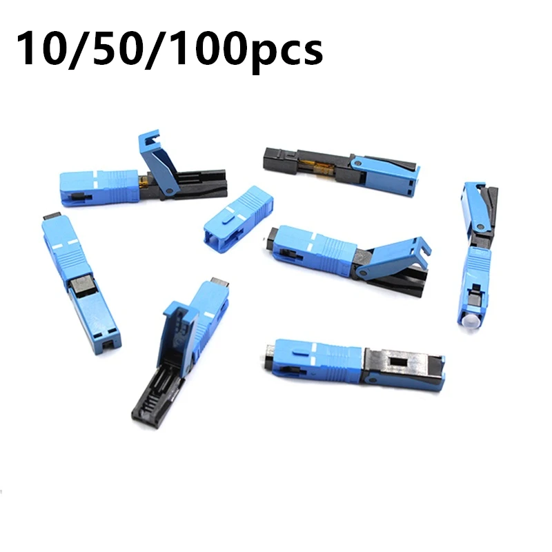 SC UPC быстрый разъем FTTH Волоконно покрытый провод предварительно Встроенный