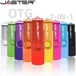 JASTER – clé USB rotative 3 en 1 OTG, support à mémoire de 64 go TYPE C go 32 go, lecteur flash, facile à transporter, LOGO gratuit 