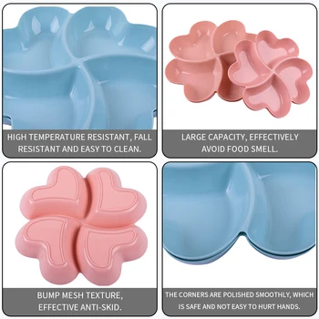 

4-Compartment Appetizer Serving Tray Snack Plate Platter
