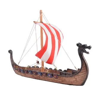 

New 2 Styles Wooden Sailing Boat classic pirate boat Dragon Boat Sailboat Ship Model DIY Toy Decoration Gift