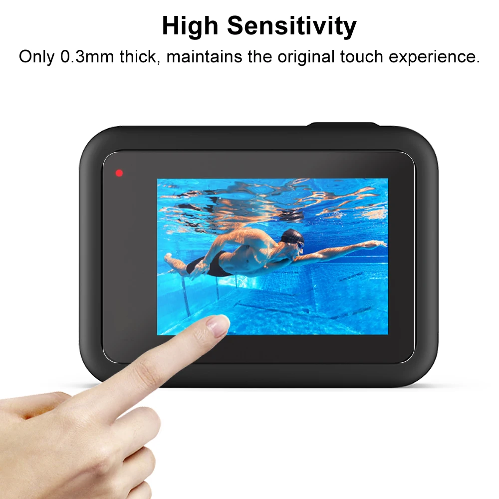 Tempered Glass Screen Protector for GoPro Hero 8 Black Lens Protection Protective Film for Gopro8 Go pro 8 Camera Accessories-2