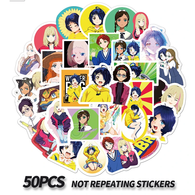 WONDER EGG PRIORITY Cosplay Stickers Prop Ohto Ai DIY Anime Waterproof Trunk Computer | Тематическая одежда и униформа
