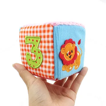 

Multifunctional Magic Cabin Baby Blocks Toy Play Cubes Colorful Plush Cloth Building Blocks Rattles Early Educational Toys
