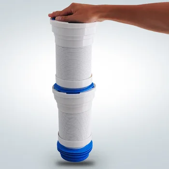 

Replacement Part For Toilet Pan Connector Leakproof Easy Install Adapter Flexible WC Household Universal Waste Hose Repair Tool