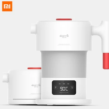 

Xiaomi Deerma Electric Kettle Folding Water Kettle Smart Flask Pot Auto Power-Off Protection 0.6L Kettle Teapot For Travel Home