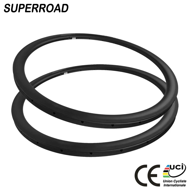 Special Price 27mm Wide 38mm Deep China Asymmetric Carbon Bicycle Road Bike Tubular Rims | Спорт и развлечения