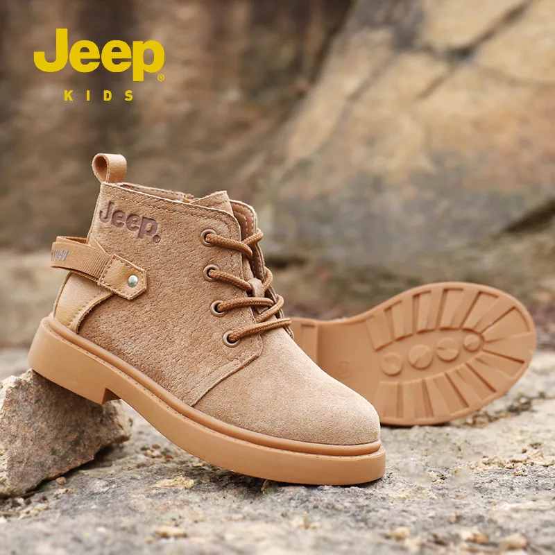 new children's Martin boots British outdoor boys and girls' shoes single boot medium large short | Обувь