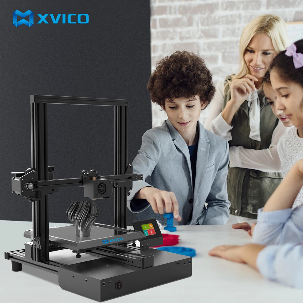 XVICO 3d принтер DIY Kit алюминиевая печатная машина с нитью запуска датчика обнаружения и возврата печати металлического основания