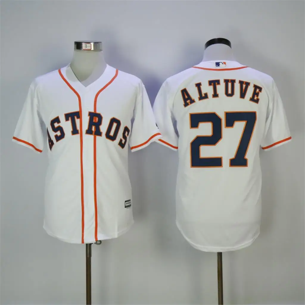 Многоцветный Мужская майка с изображением Хьюстона Жозе алтува Alex Bregman Jeff Bagwell Nolan Ryan FLEX& Cool Base - Цвет: Многоцветный