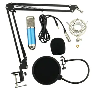 

New PC Condenser Microphone Studio Home Mic 3.5mm Audio for Laptop Desktop