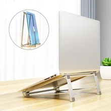 Универсальная подставка для ноутбука из алюминиевого сплава подставка для ноутбука держатель для Macbook Air Pro lenovo Asus Противоскользящий охлаждающий кронштейн для компьютера