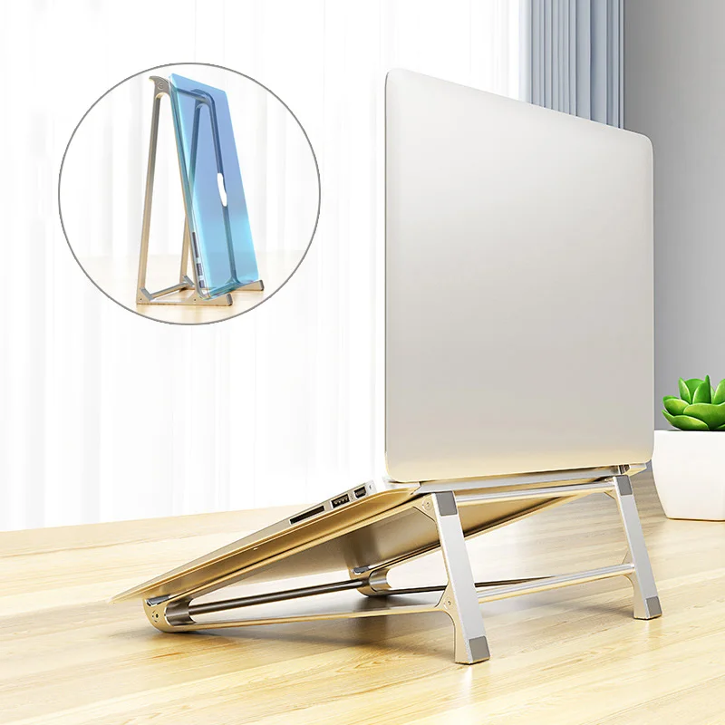 

Universal Laptop Stand Aluminum Alloy Notebook Stand Holder For Macbook Air Pro Lenovo Asus Anti-slip Computer Cooling Bracket