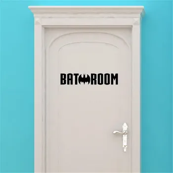 

Bat Room Batman Wall Sticker decals Bedroom living room children boy's decoration for home Mural Art stickers PCV stickers