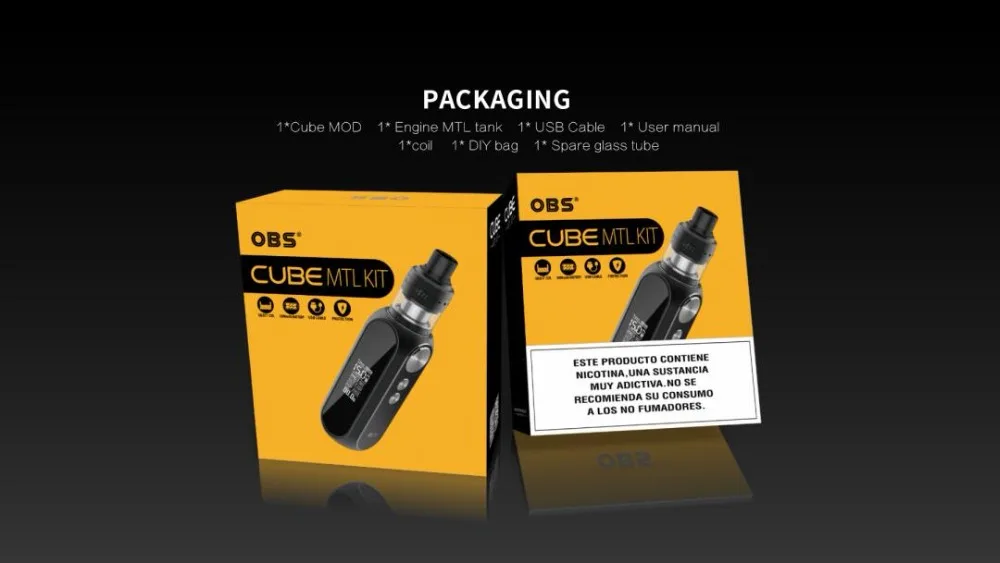 OBS Cube 80W MTL Starter Kit-16