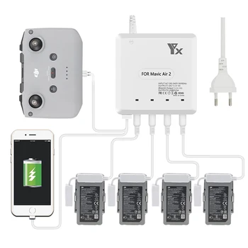 

Drone Mavic Air 2 Intelligent Battery Charger fast charging for DJI Mavic Air2 Flight Batteries and remote controller