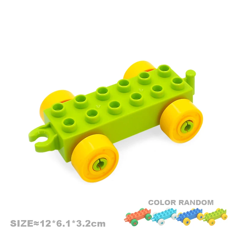 Car Model Children Assemble Toys Big Building Blocks City Traffic Parts Vehicle Trailer Chassis Boat Motorcycle Compatible Brick 4