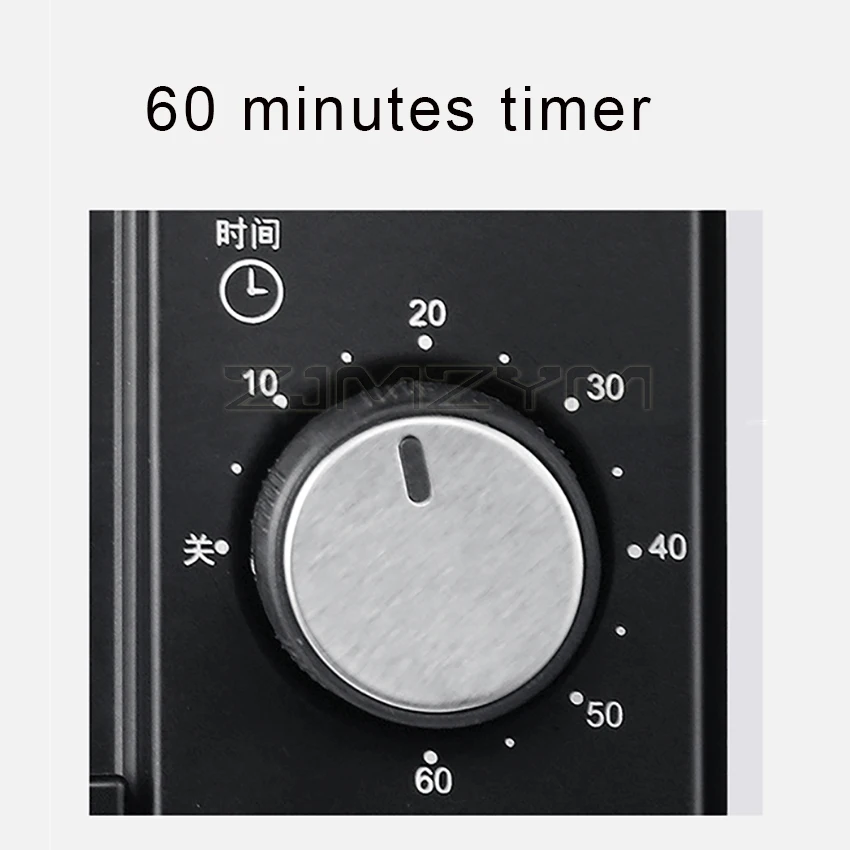 Electric Oven Multifunctional Household Electric Pizza Bread Baking Toaster Barbecue Oven with Timing Temperature Adjustment