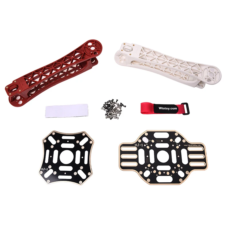

HJ 450 4-axis 450 F Frame Airframe Flame Wheel Strong Smooth KK MK MWC Quadcopter Red+White+Black