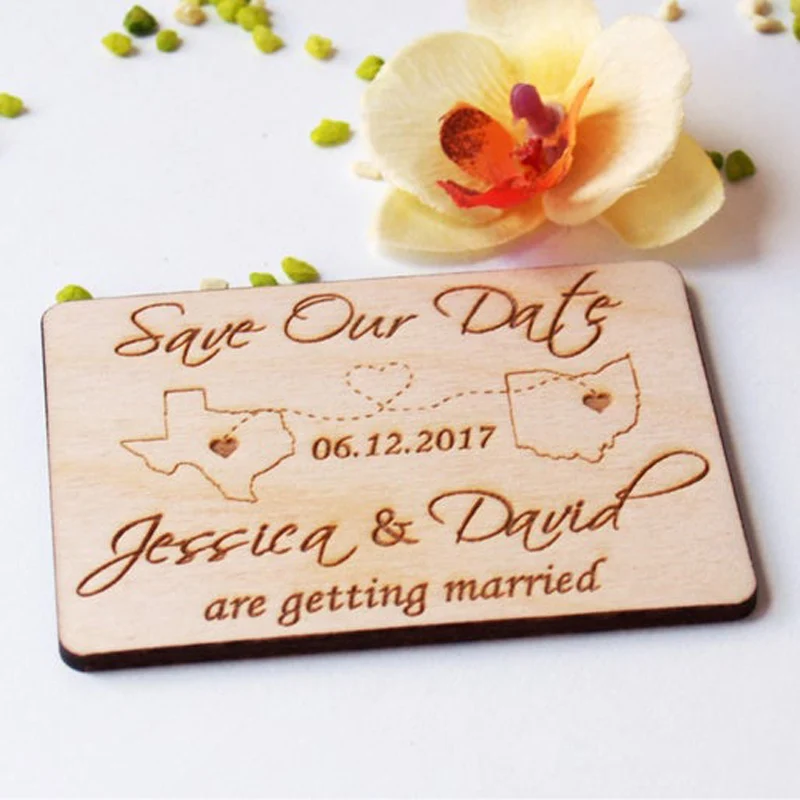  Map Save the date invitations Save the date magnet Wood save the dateWedding to provide guests with - 4.00013E+12