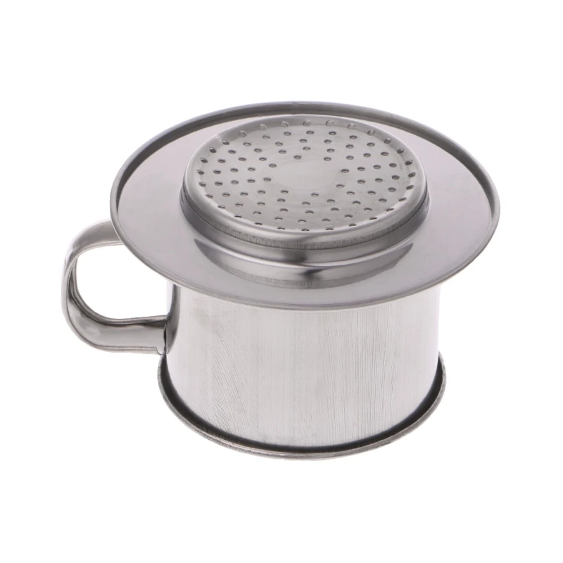 Vietnamese Coffee Filter Stainless Steel Maker Pot Infuse Cup Serving