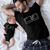 Ctrl C Ctrl V Family Matching T Shirt Man Son Daughter Dad T Shirt Tops Kids Baby Girl Boys Casual Bodysuit T Shirt Family Look 2