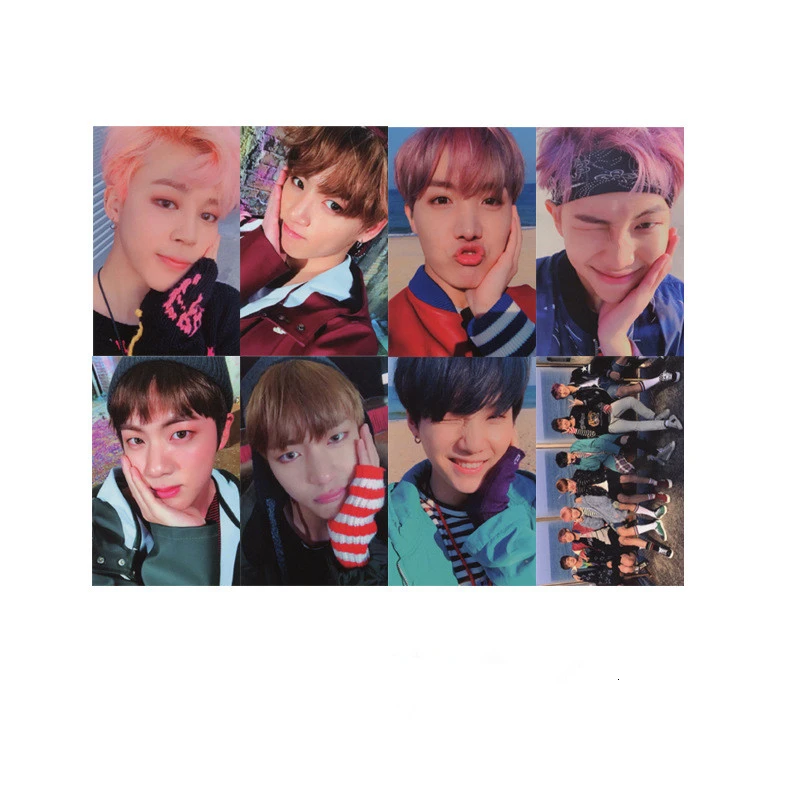KPOP Bangtan мальчик альбом воспоминания о ломо карты V SUGA сделано бумага фото лампа карты плакат HDPhotocard 3RD 5TH LOVE YOURSELF AllCard - Цвет: 29