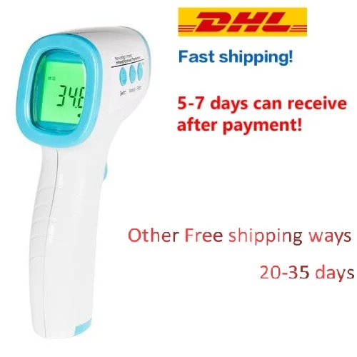 

In stock Baby's Thermometer Fast Measurement Digital Measurement Memory Function Non-Contact IR Infrared thermometer gun