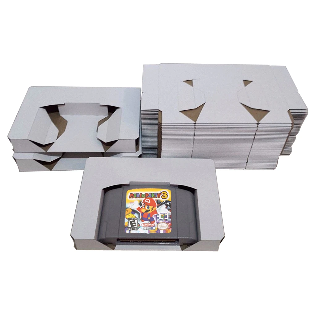 10pcs/lot Replacement Cartridge Inner Inlay Insert Tray For N64 Pal