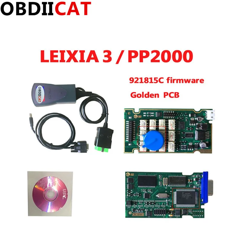 Горячая Lexia3 V7.83 прошивка 921815C золотой PCB PP2000 Lexia3 с Diagbox версии V7.83